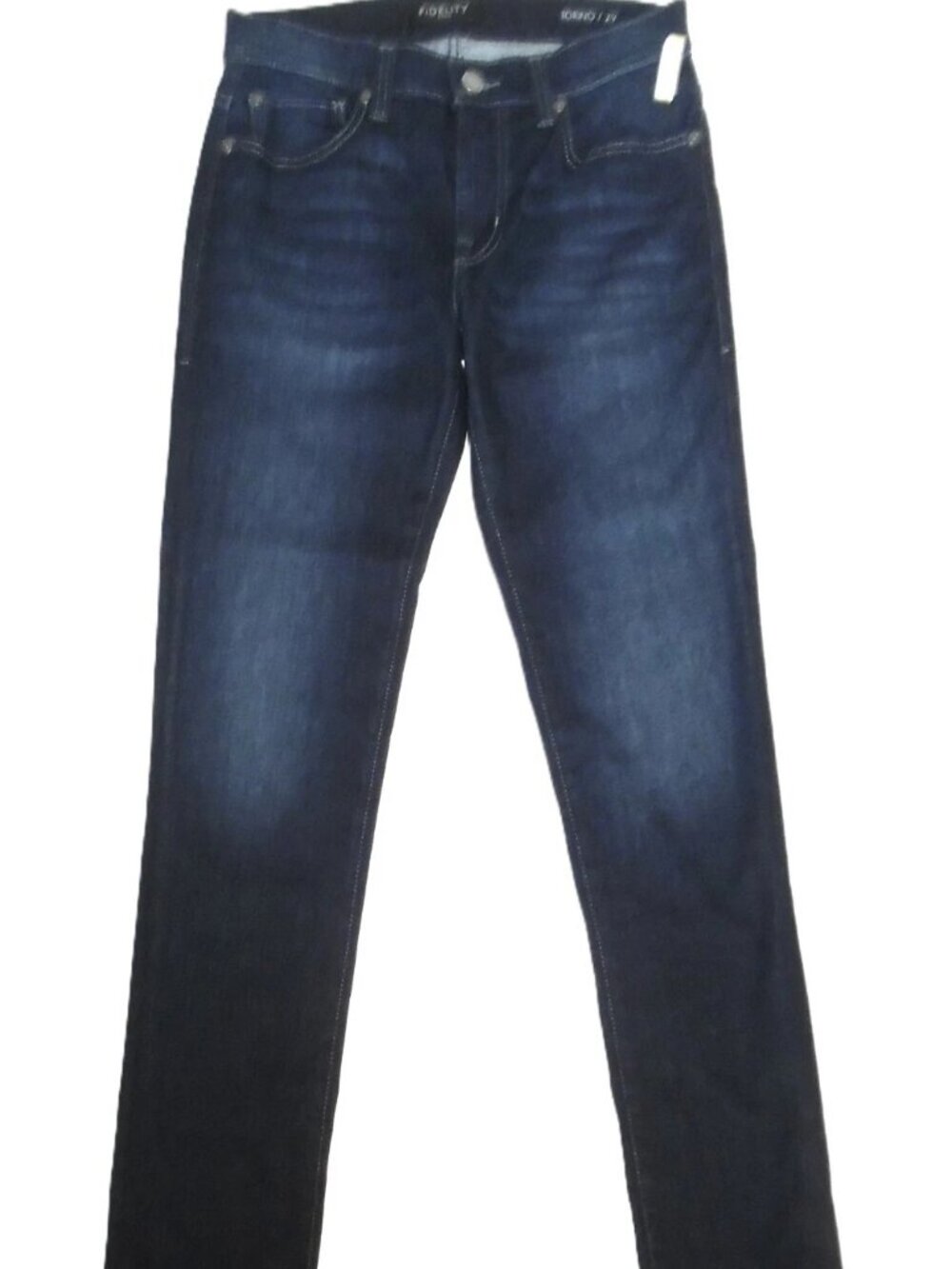 NWOT Fidelity Denim Torino Jeans Slim Fit Stretch Dark Cascade Blue 29 x 34.5